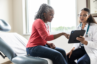 patient with doctor